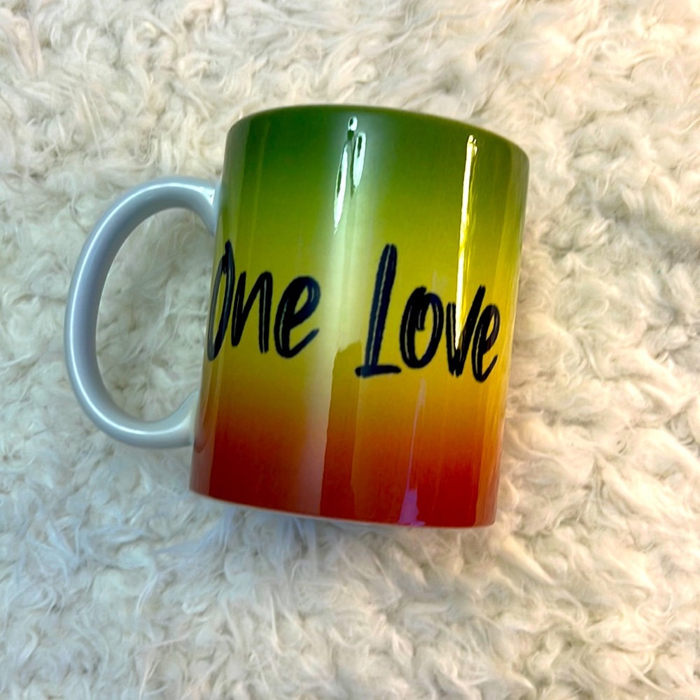 Rasta/One Love Coffee/Tea Mug. Handmade. The perfect personalized gift 🎁